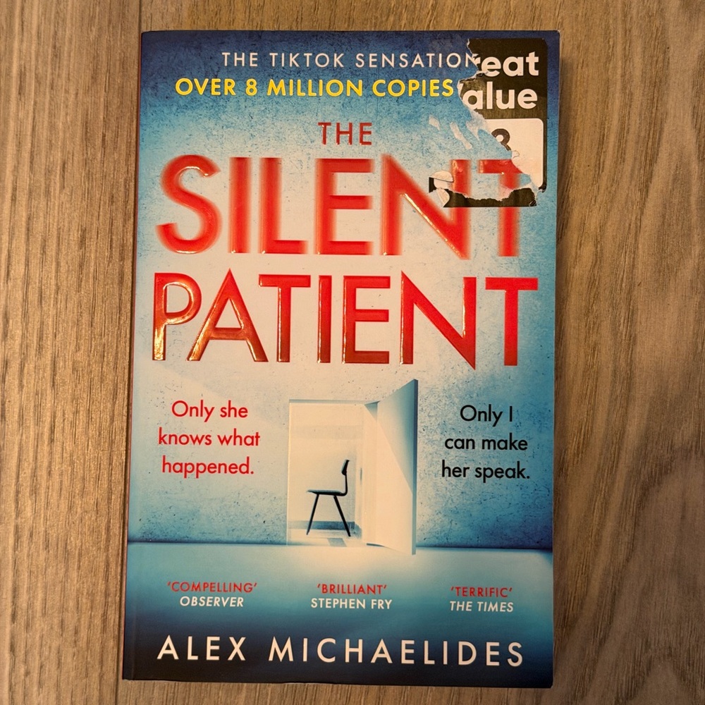 The Silent Patient Book by Alex Michaelides